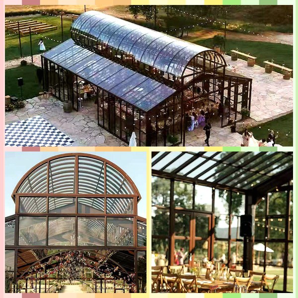 Steel-Framed Greenhouse Weddings: Modern Durability Meets Timeless Romance